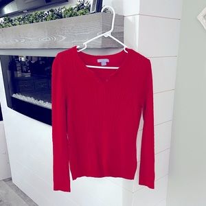 Red sweater